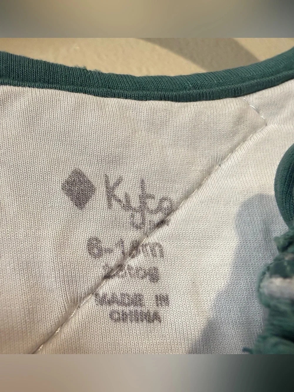 Kyte Baby sleep bag bamboo sack in emerald size medium 2.5 Tog